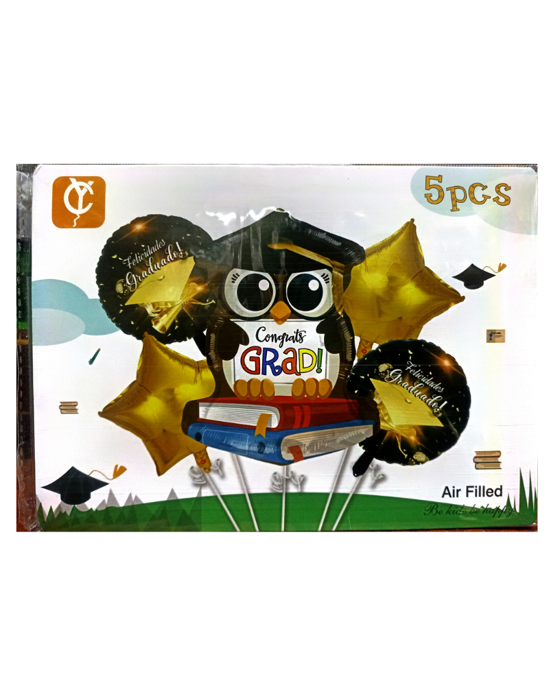 SET DE GLOBOS DE GRADUACION