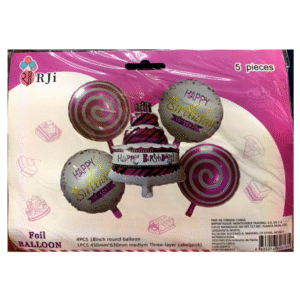 SET DE GLOBOS DE PASTEL