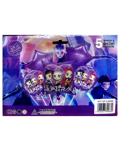 SET DE GLOBOS DE LAS KPOP