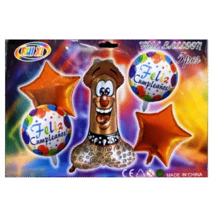 SET DE GLOBOS DE CUMPLEAÑOS