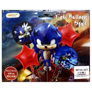 SET DE GLOBOS DE SONIC
