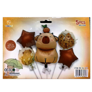 SET DE GLOBOS DE CAPIBARA